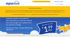 Desktop Screenshot of digitalcloud.com